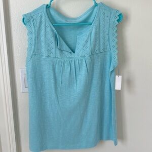 Talbots 
100% cotton tee 
Size Large